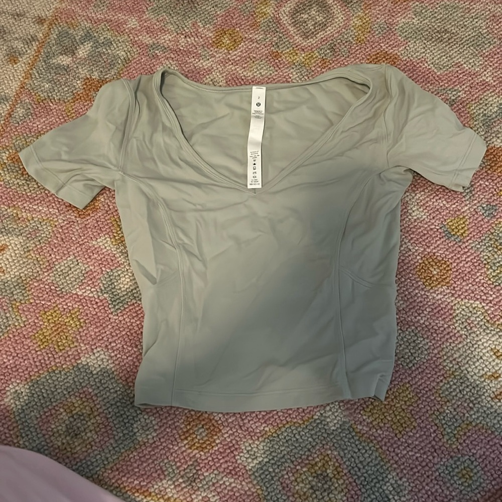 Lululemon sage green top
